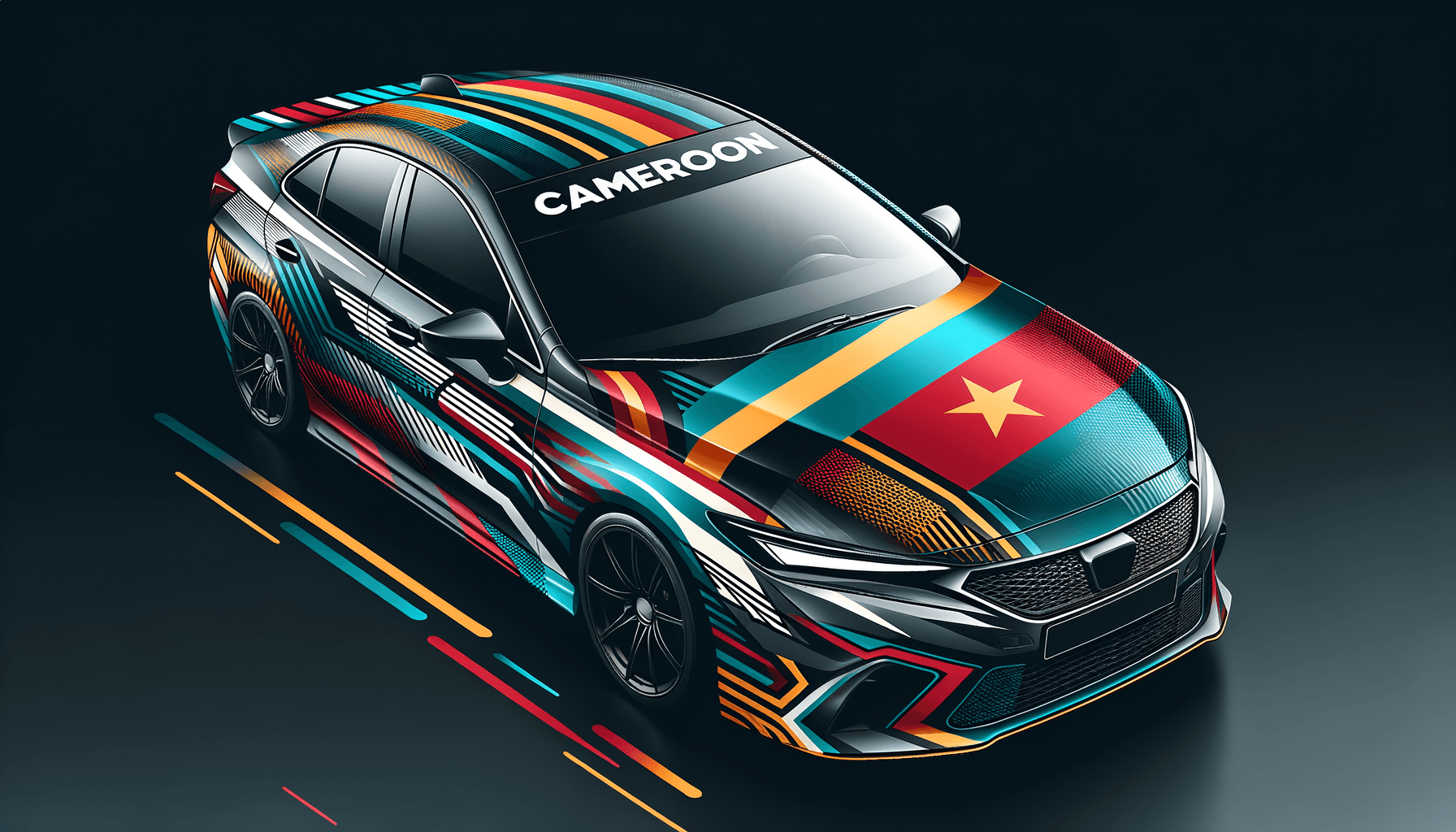 Cameroon concept car hood cover