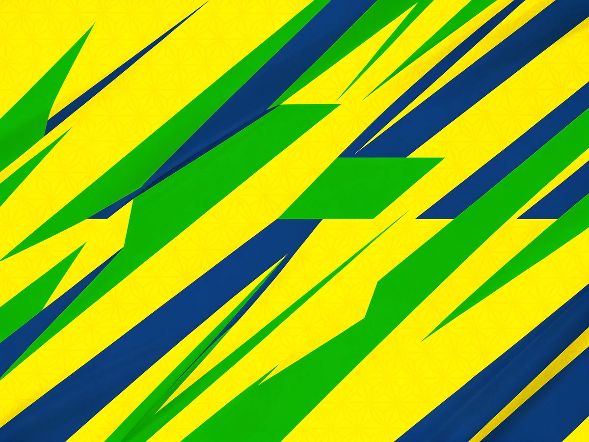 Brazil hood cover print detail — Hood'd World Cup 2026