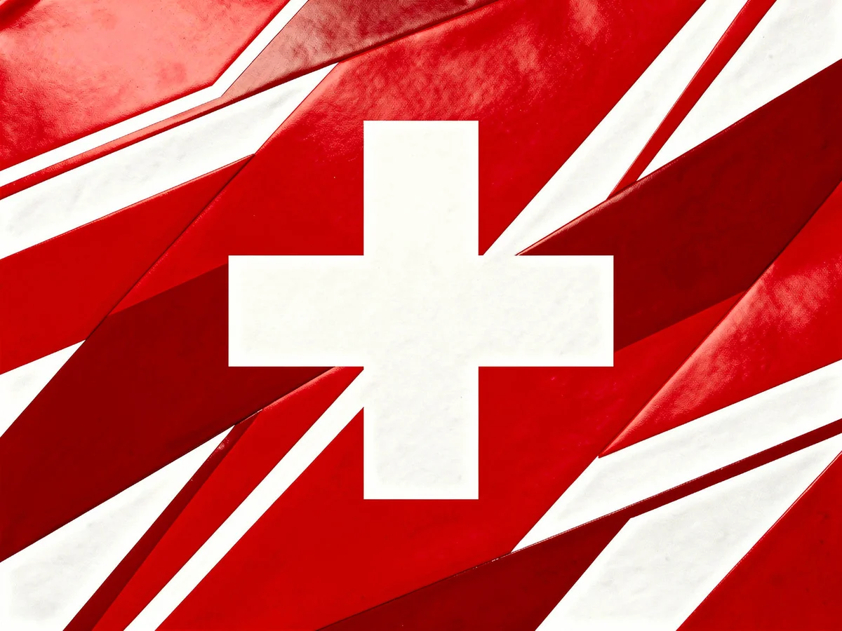 Switzerland hood cover print detail — Hood'd World Cup 2026
