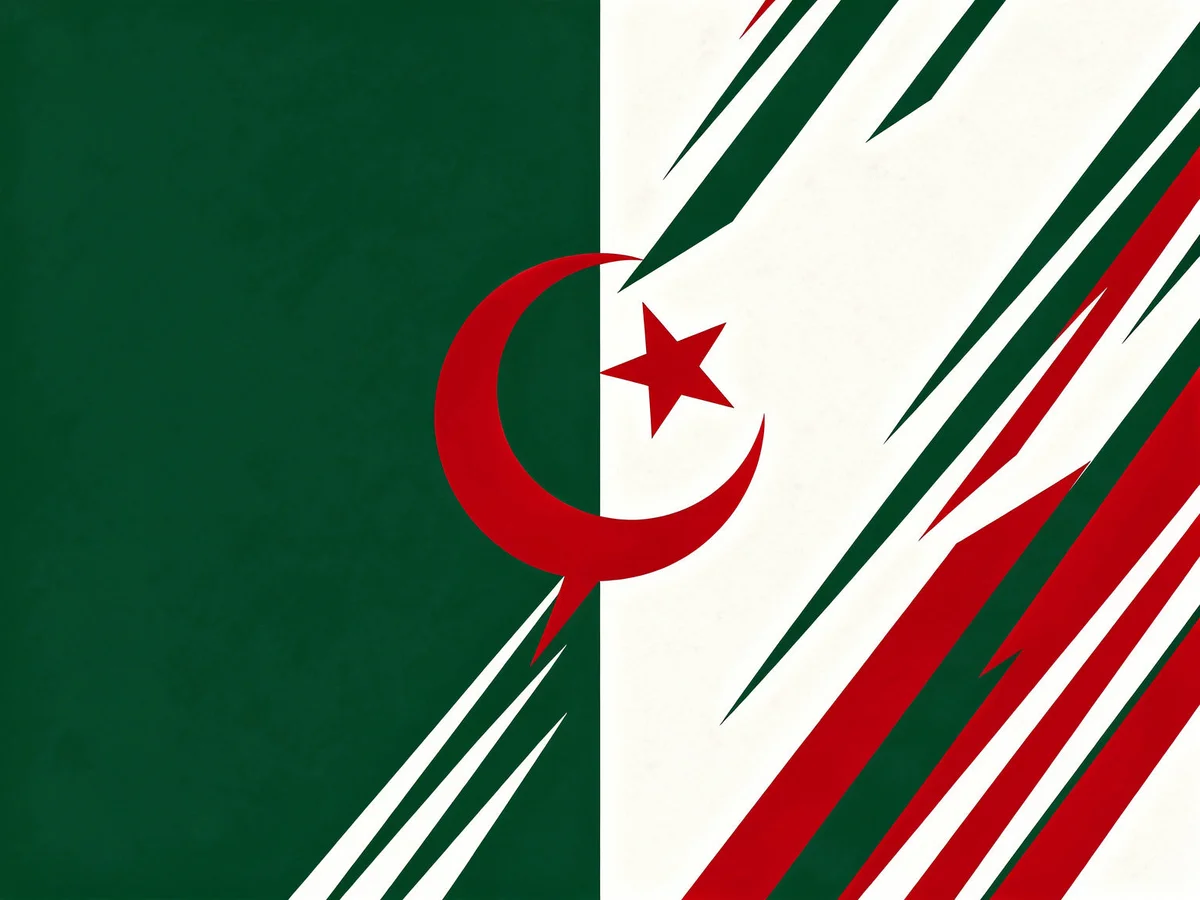 Algeria hood cover print detail — Hood'd World Cup 2026