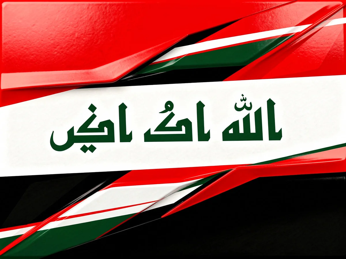 Iraq hood cover print detail — Hood'd World Cup 2026